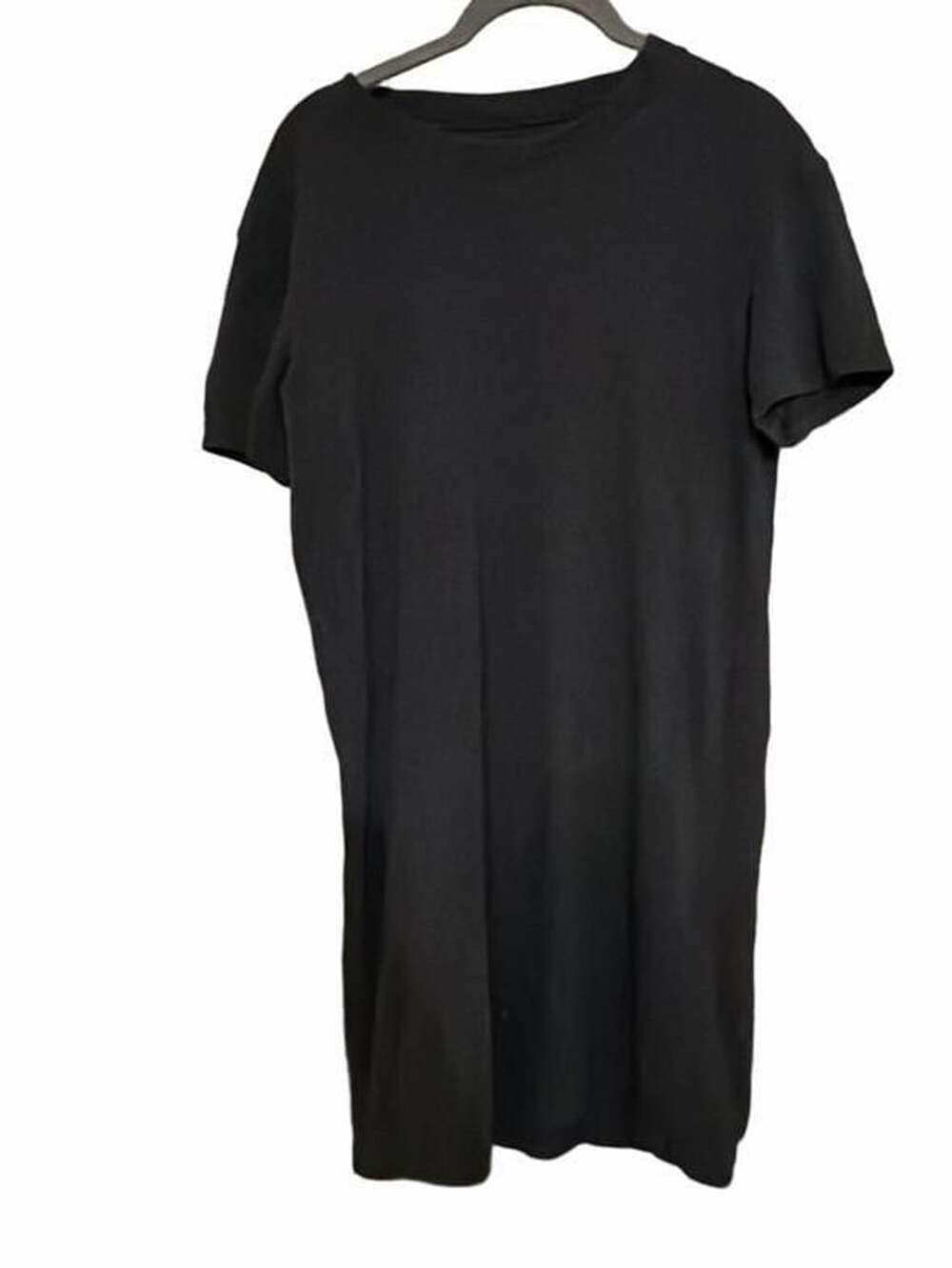 Madewell Garment-Dyed Organic Cotton T-Shirt Dress Size XS Black